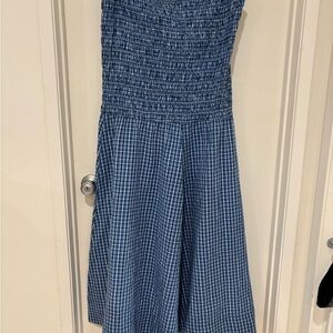 Blue Topshop tube top dress US size 12